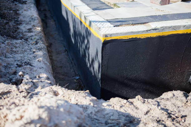 Residential Interior Drainage System installation at a Union, SC home by SJ Waterproofing Pros